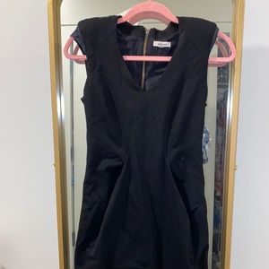 Black Helmut Lang dress